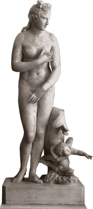 Скульптура Афродиты до реставрации